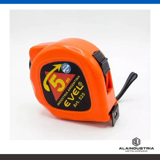 [205847] CINTA MÉTRICA 5M X25mm EVEL PREMIUMBLOK