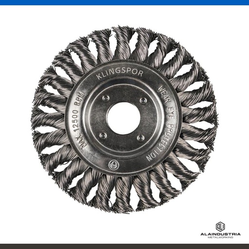 [200742] CEPILLO CIRCULAR TRENZADO ACERO Ø115 x 14 x 22 KLINGSPOR BR 600 Z