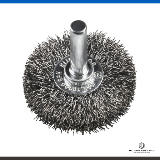 [200755] CEPILLO CIRCULAR RIZADO CON VASTAGO ACERO Ø40 x 9 x 6 KLINGSPOR BRS 600 W