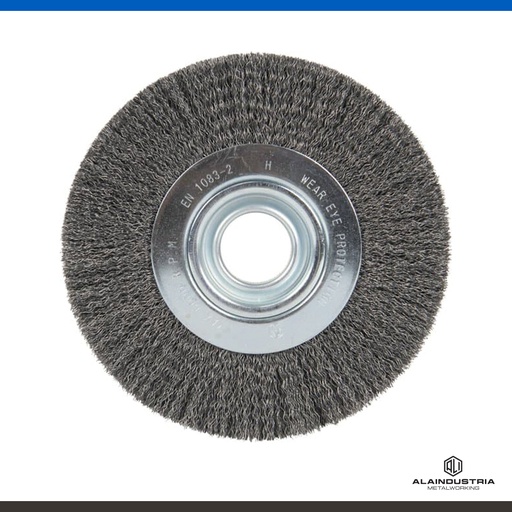 [200766] CEPILLO CIRCULAR RIZADO ACERO Ø125 x 15 x M14 KLINGSPOR BR 600 W