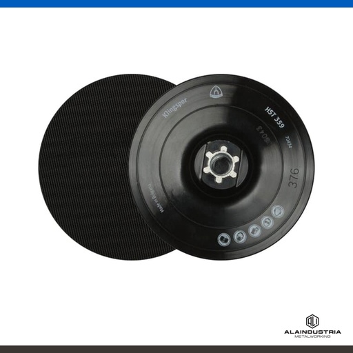 [201189] SOPORTE FLEXIBLE PARA DISCO ABRASIVO CON VELCRO Ø180mm - M 14 KLINGSPOR HST 359