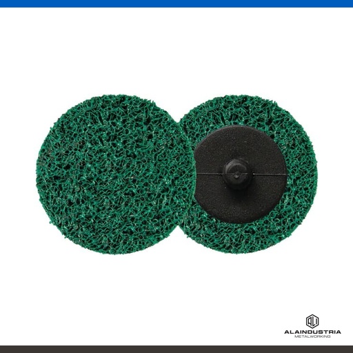[201228] DISCO DE CAMBIO RÁPIDO ÓX. AL. - REVEST. CERÁMICO Ø50mm EXTRA GRUESO - VERDE KLINGSPOR QRC 200 HD