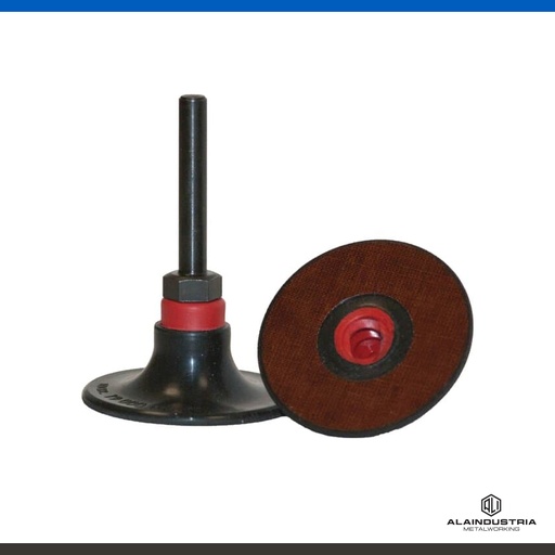 [201229] SOPORTE PARA DISCO DE 50mm Ø50mm Vastago 6mm DUREZA MEDIA KLINGSPOR QRC 555